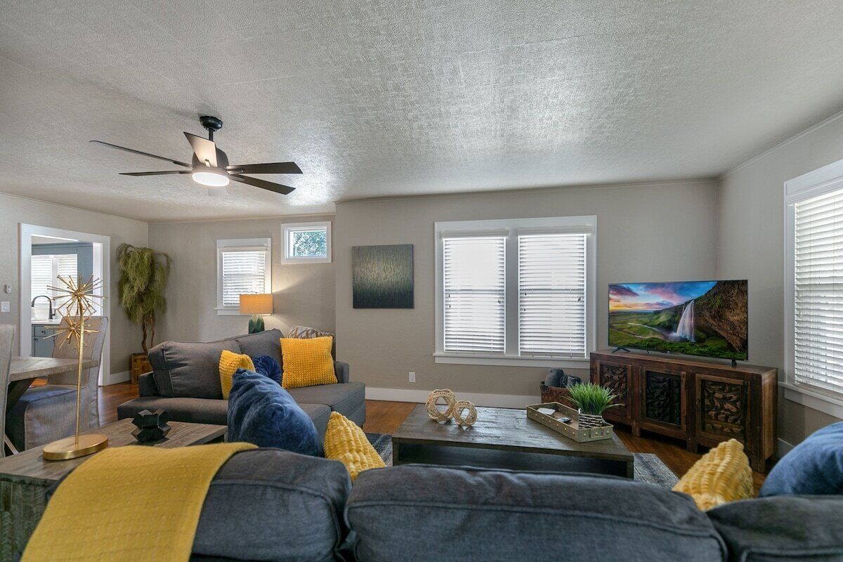 WOW! Updated Downtown Bentonville Charmer w/ HOT TUB, Secure Bike Storage