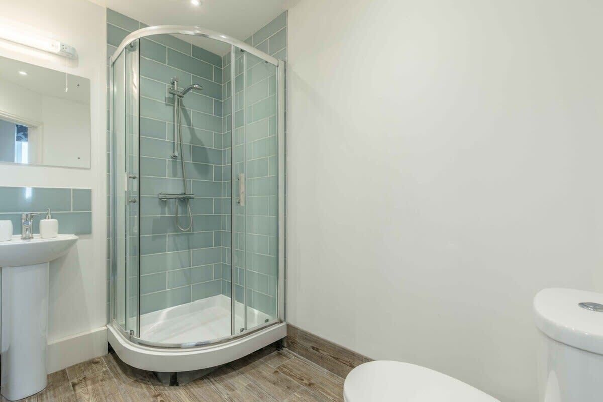 Shower, hair dryer