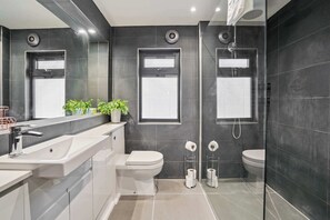 Bathtub, hair dryer