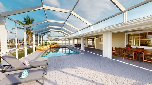 Heated Pool Home on a Canal