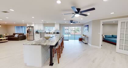 Heated Pool Home on a Canal