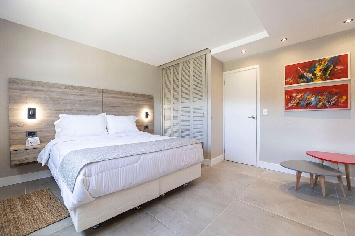 Premium bedding, down duvets, pillow-top beds, free WiFi