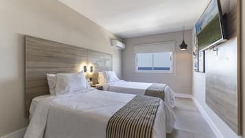 Premium bedding, down comforters, pillowtop beds, free WiFi