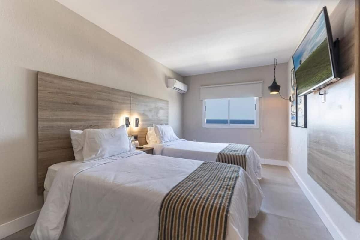 Premium bedding, down duvets, pillow-top beds, free WiFi