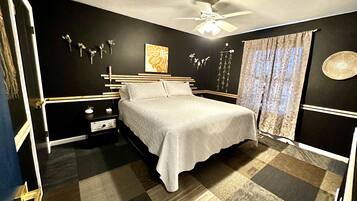 4 habitaciones, tabla de planchar con plancha y cuna de viaje