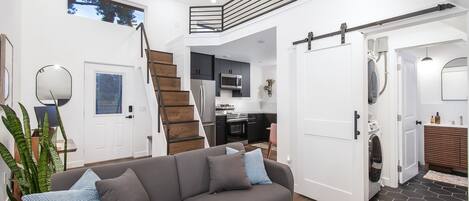 Smart TV, DVD player, books, computer monitors