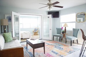 2 bedrooms, iron/ironing board, travel crib, free WiFi