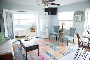 2 bedrooms, iron/ironing board, travel crib, free WiFi