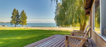 Lakeside Cabin w/ Beach ~ 14 Mi to Ski Area!