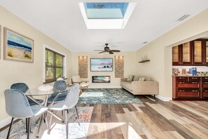 Smart-tv en tafelvoetbal