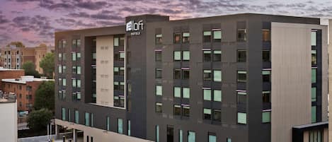 Blick von der Unterkunft