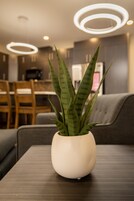 Suite, Multiple Beds, Non Smoking (Efficiency) | Living area | 32-inch LED TV with cable channels, TV