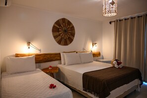 Deluxe Triple Room | Free WiFi, bed sheets - Pousada Estação do Mar (Japaratinga)