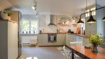 Fridge, stovetop, dishwasher