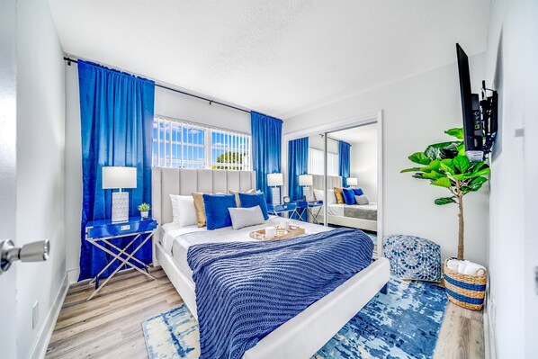 2 bedrooms, desk, iron/ironing board, free WiFi