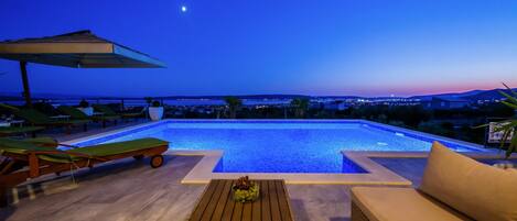 Una piscina riscaldata