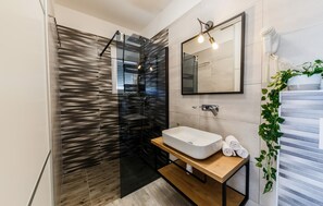 Shower, hair dryer