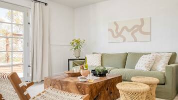 TV connectée, cheminée, espaces bureaux