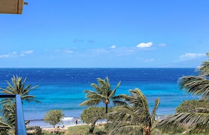 En la playa