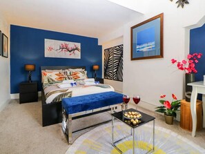 2 bedrooms, iron/ironing board, travel cot, WiFi