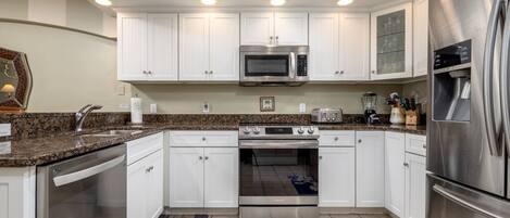 Microwave, dishwasher