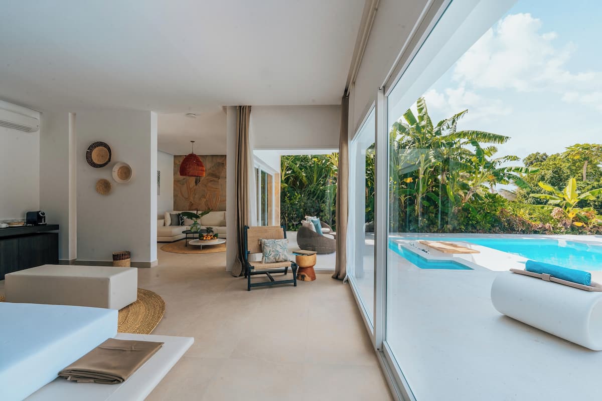 Ycona Signature Beach Front Villa | 3 yatak odası, Mısır pamuklu çarşaf takımı, kaliteli yatak takımı