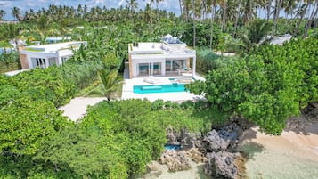 Honeymoon Beach Front Villa | 3 bedrooms, Egyptian cotton sheets, premium bedding, minibar