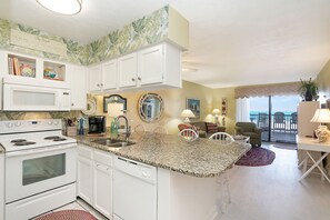 Coffee/tea maker, cookware/dishes/utensils - Sand Dollar, Unit 102 (Garden City Beach)