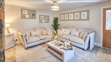 TV, caminetto, studio