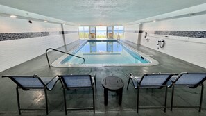 Indoor pool, a heated pool