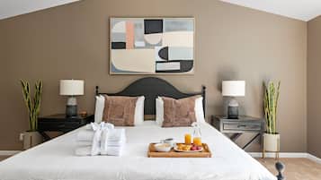 4 habitaciones, tabla de planchar con plancha y wifi