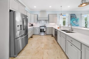 Fridge, microwave, oven, stovetop - Gorgeous Views! 5-Bed Home on 30A! Pool! Tiki Bar! 6- Seater Golf Cart! (Santa Rosa Beach)