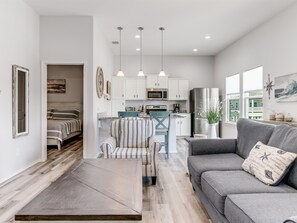 House, 3 Bedrooms | Living area | Smart TV, streaming services - Reel Inn Relax 3 Bedroom Home by RedAwning (Rockport)