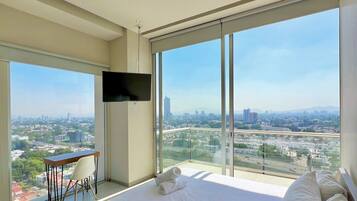 Superior-Apartment, 1 Doppelbett, Stadtblick