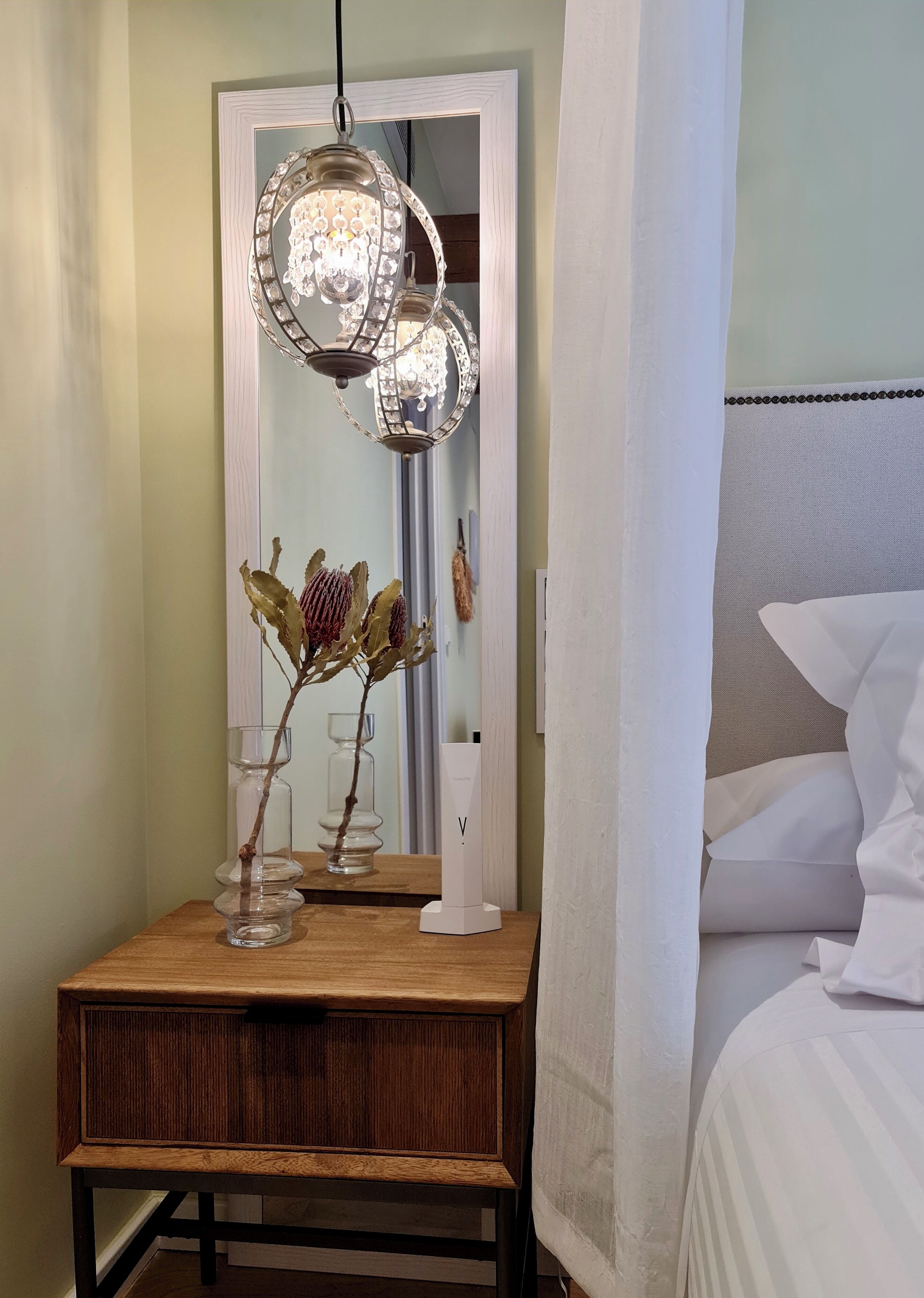 Premium bedding, individually decorated, individually furnished, desk