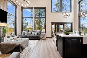 TV, fireplace, table football, books - Make Time Lodge- Clubhouse Access, Outdoor fireplace/Seating, Hot Tub, & Garage  (Lead)