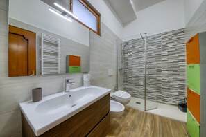 Suihku, hiustenkuivaaja, pyyhkeet