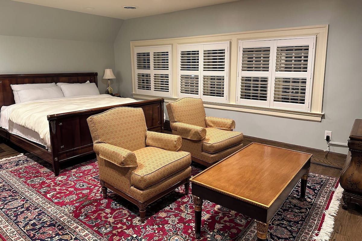 Zinnia Room | 1 bedroom, premium bedding, memory-foam beds, individually decorated