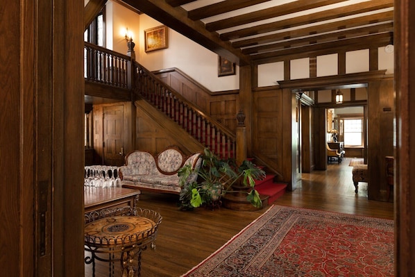 Sitteområde i lobbyen