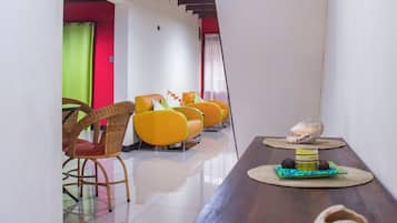 Basic Apartment | Living area | TV, heated floors