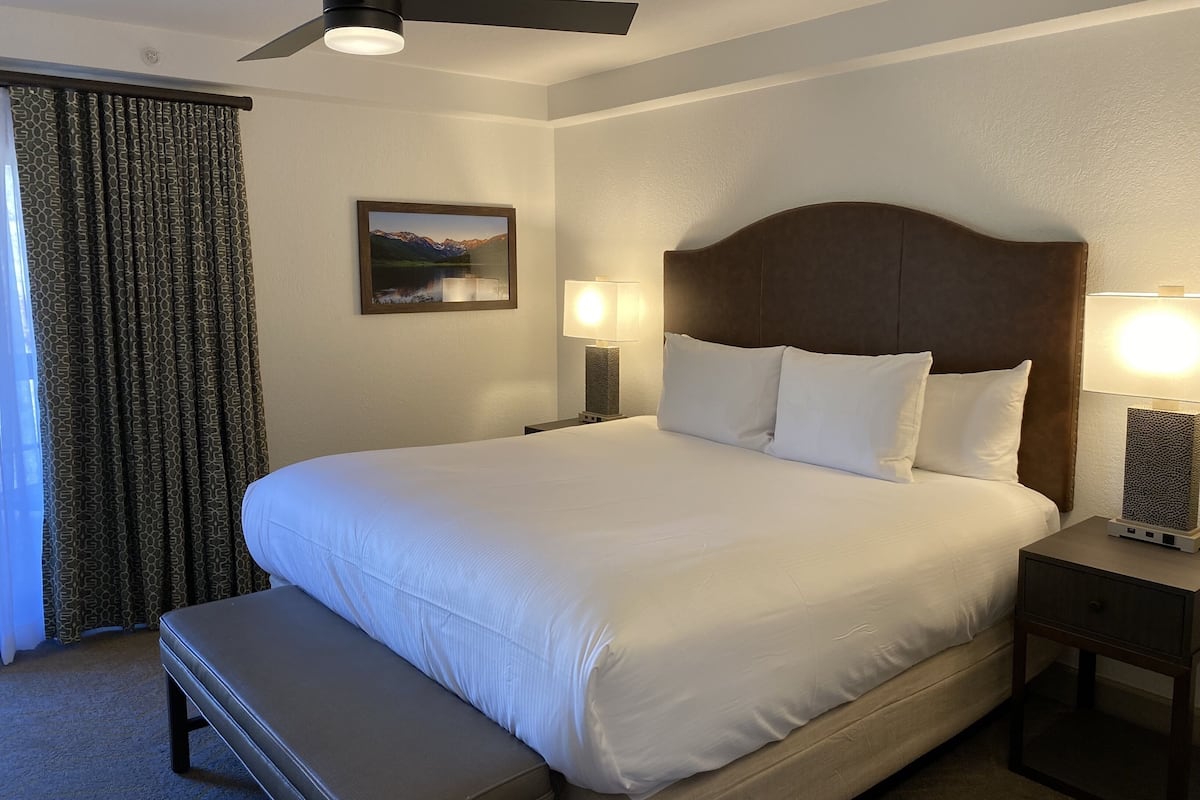 1 habitación y ropa de cama de alta calidad