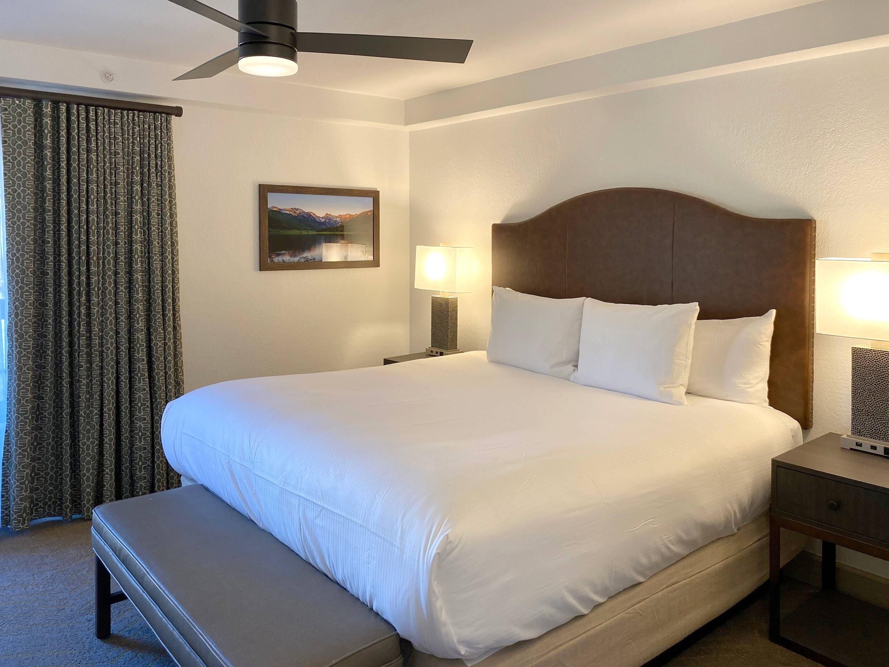 1 bedroom, premium bedding, in-room safe, laptop workspace