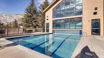 Indoor pool, outdoor pool, open 8:00 AM to 11:00 PM, sun loungers