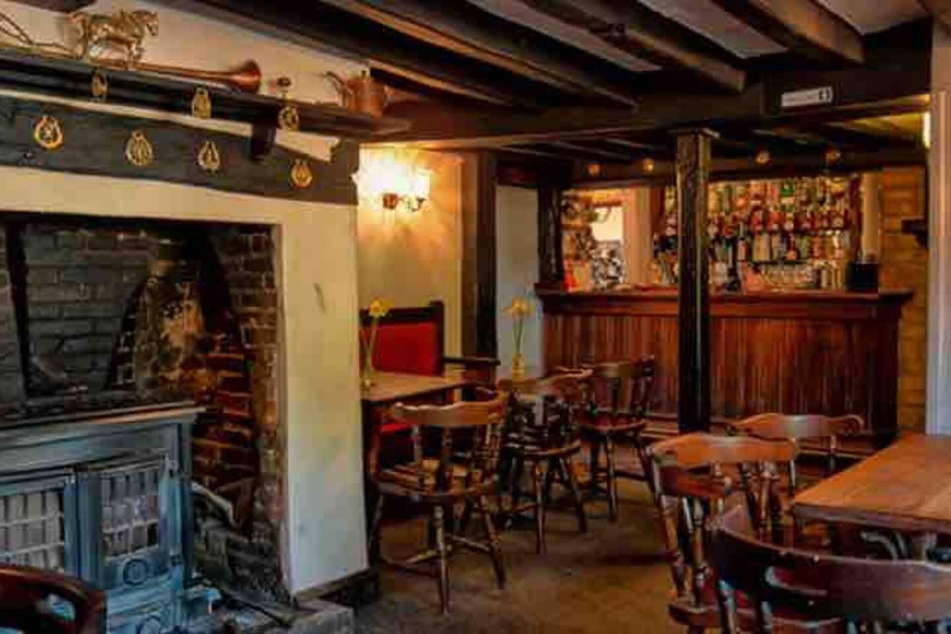 Ferienhaus, 1 King-Bett | Bar (in der Unterkunft)