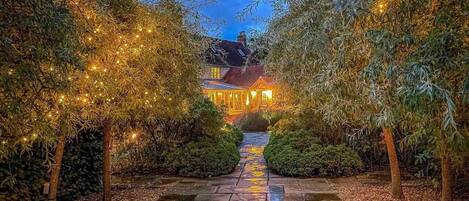 Ferienhaus, 1 King-Bett | Garten