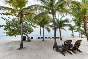 On the beach - Beachfront 2BR Villa with Pool & Spacious Layout (Placencia)