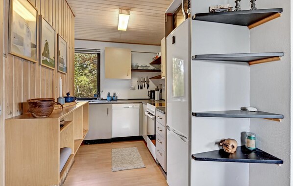 Kühlschrank, Mikrowelle, Herdplatte, Geschirrspüler