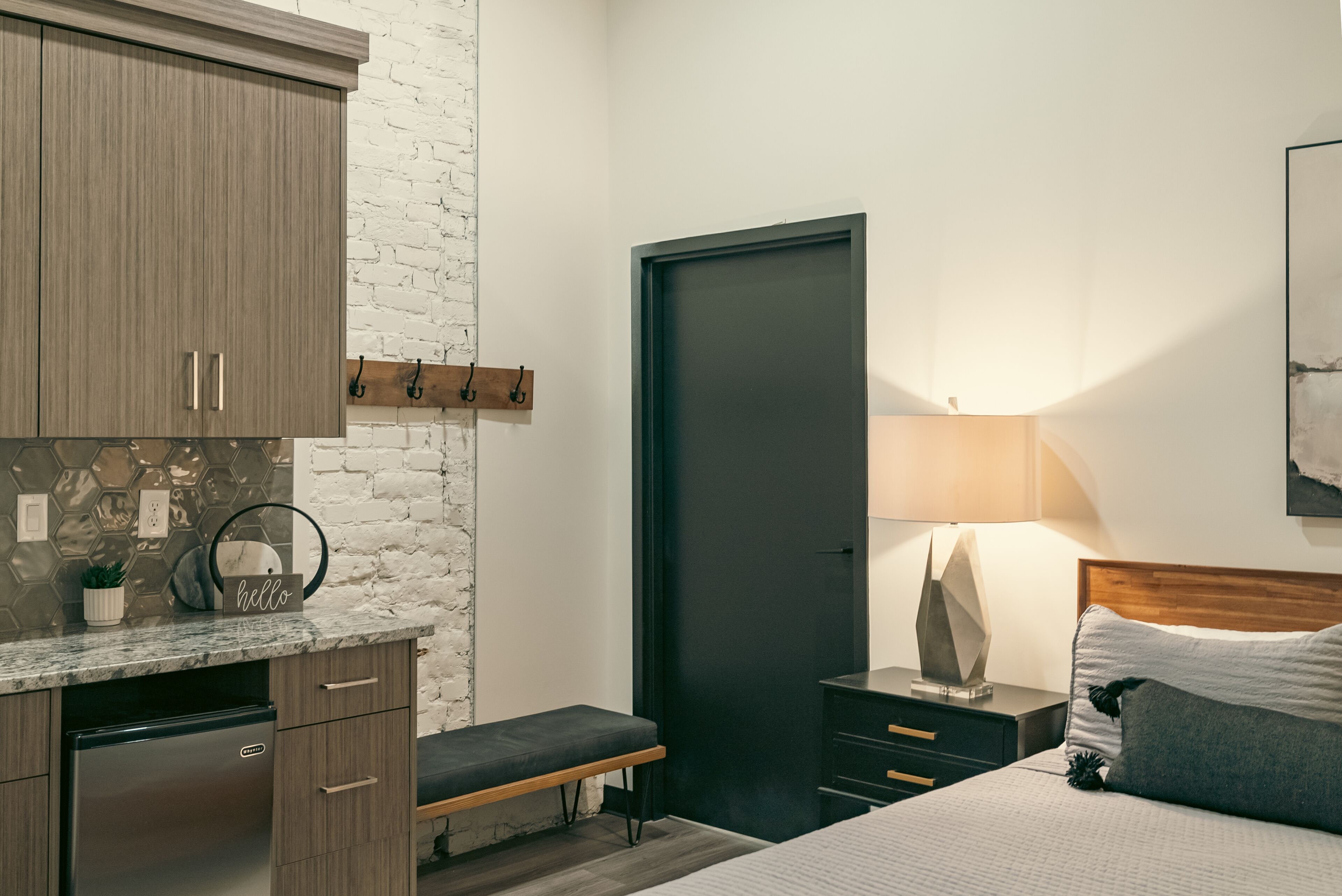 1 室のベッドルーム、旅行用ベビーベッド、WiFi (無料)、ベッドシーツ