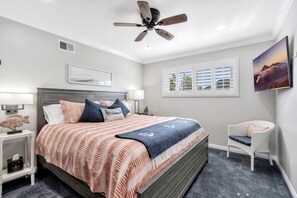 4 bedrooms, iron/ironing board, travel crib, free WiFi