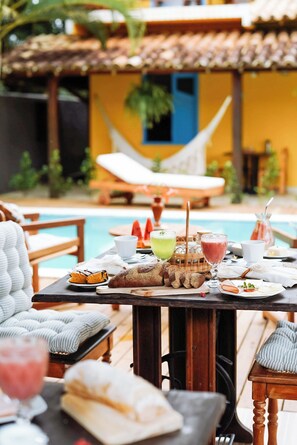Free daily local cuisine breakfast  - Pousada Sabina (Maraú)